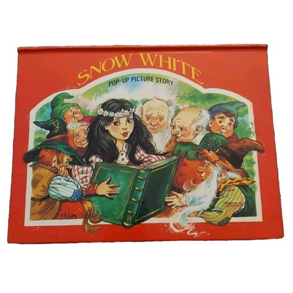 Vintage 1981 Hardcover Book Snow White Pop-Up Picture Story, Fairy Tale Children - Picture 1 of 12